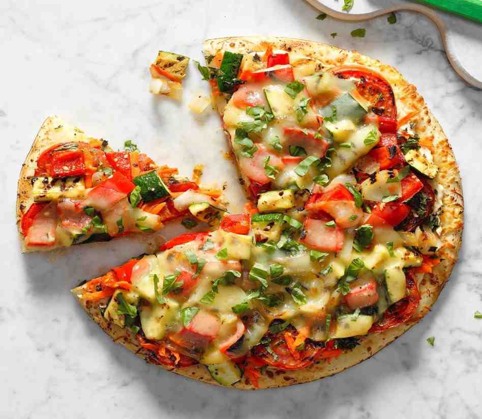 Vegetarian bite Pizza